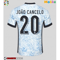 Moške Nogometnih dresov Portugalska Joao Cancelo #20 Gostujoči EP 2024 Kratki rokavi